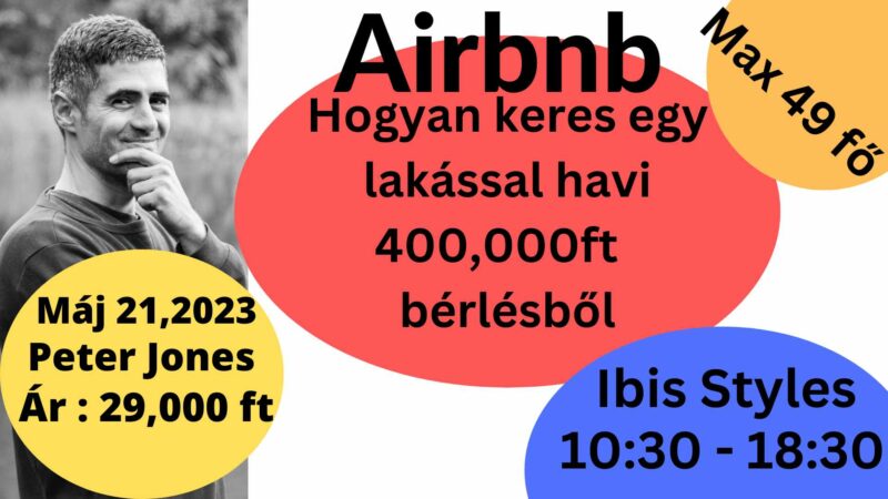 Airbnb és Ingatlan érték növelő tanfolyam