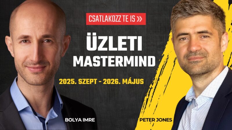 Bolya Imre 10 hónapos mastermind üzleti csoport